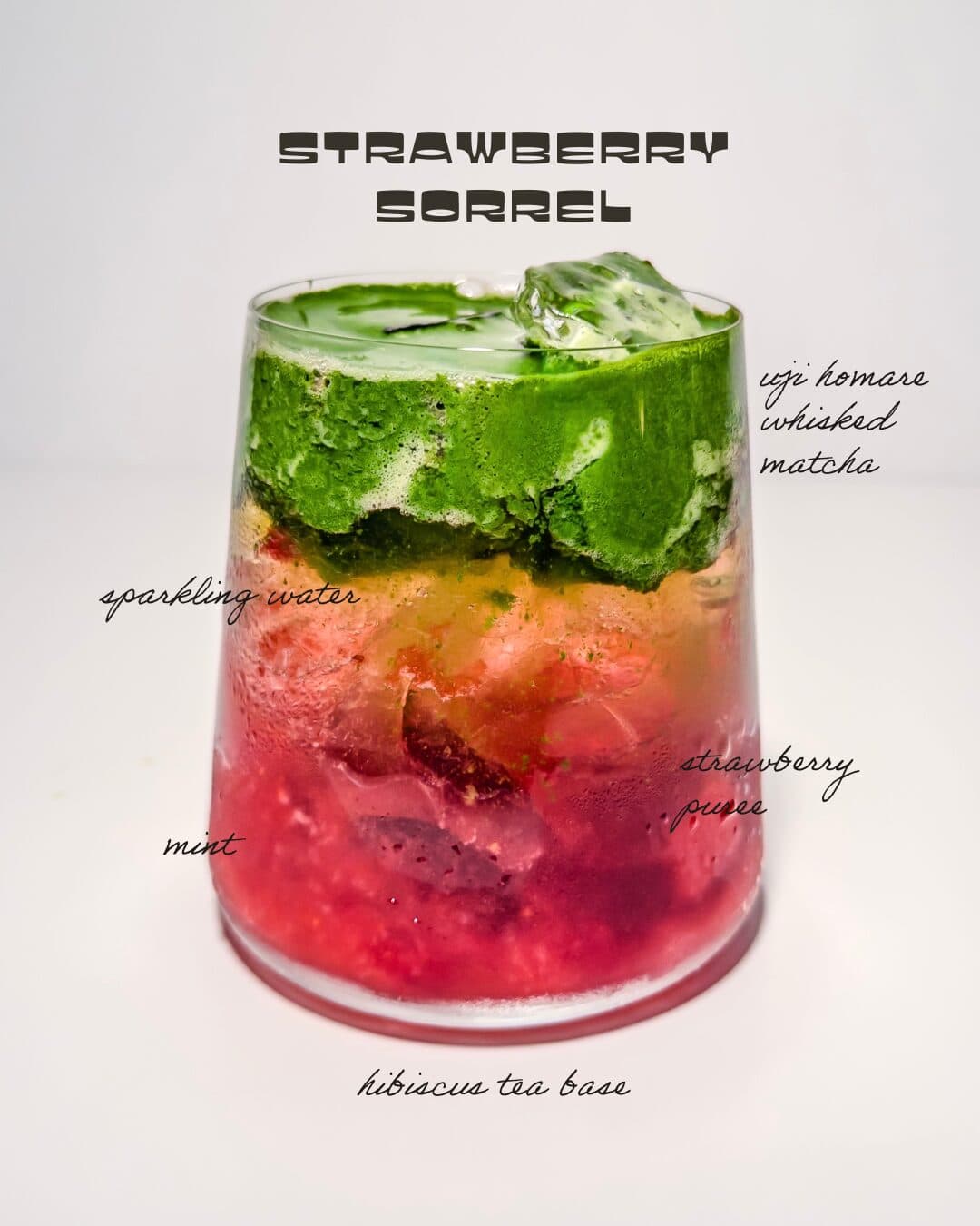 Strawberry Sorrel Matcha